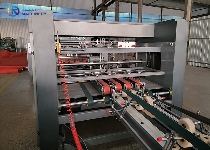 1050 Nägel/winzige automatische Ordner Gluer-Hefter-Maschine für das gewölbte Kleben und das Karton-Nähen
