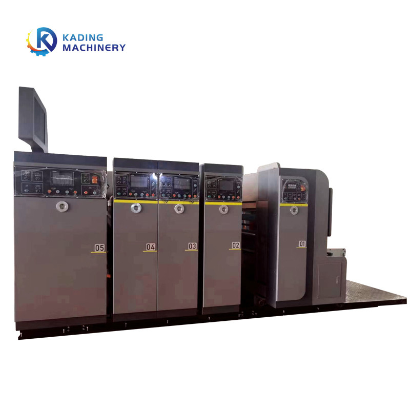 Hochauflösender Flexo-Karton-Drucker Die Cutting Machine für Wellpappen-Karton
