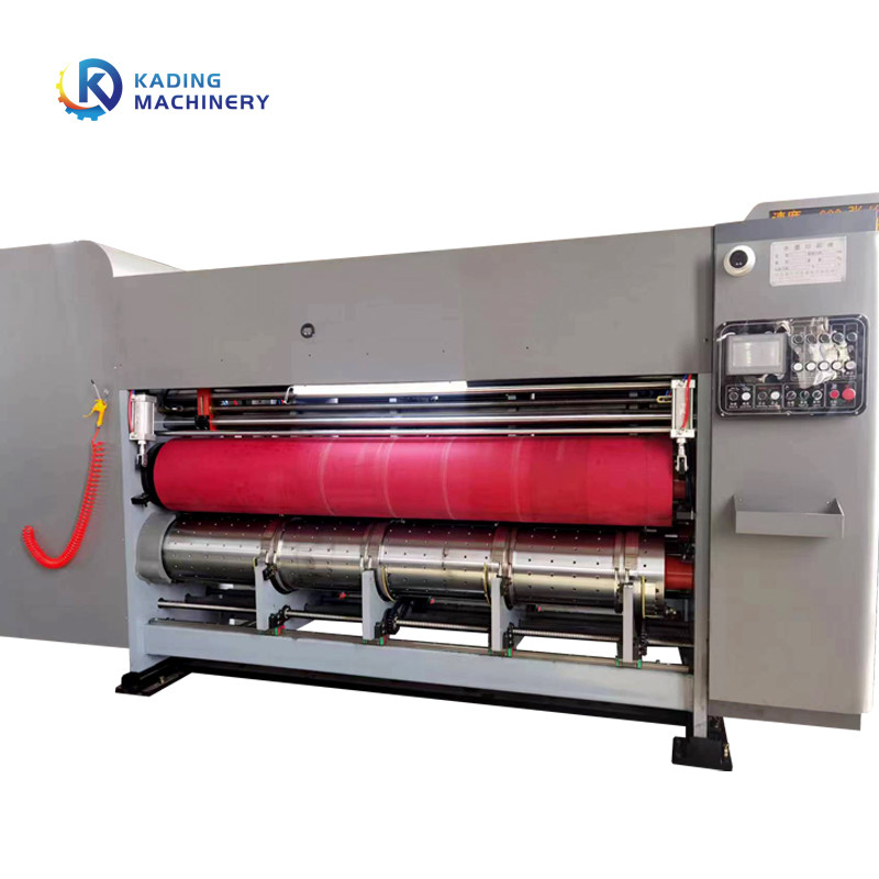 120-250pcs/Min Fully Automatic Carton Printer für gewölbten Papp-und Pizza-Kasten