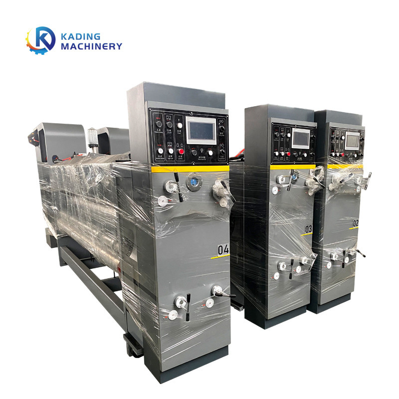 1-6 Farbvolle automatische Karton-Kasten-Druckmaschine für die Wellpappe, die Verpackendrucker herstellt