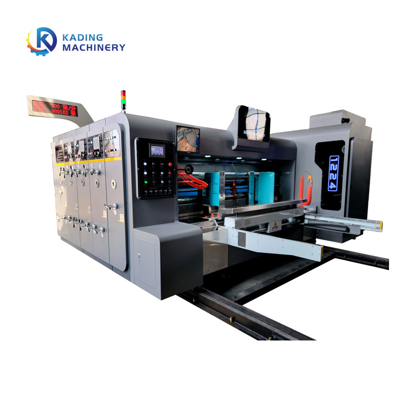 1-6 Farbvolle automatische Karton-Kasten-Druckmaschine für die Wellpappe, die Verpackendrucker herstellt