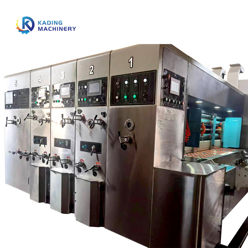 Einzelne Farbkarton-Druckmaschine mit 50mm Wandstärke-und Vakuumsauggebläse