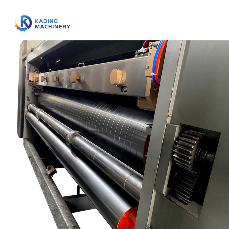 120-250pcs/Min Full Automatic Carton Printing Maschine mit freier Schlüsselverbindung und keramischer Anilox-Rolle