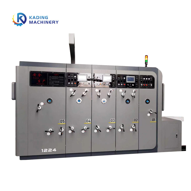 Flexographische Karton-Druckmaschine für 6 Farben mit Tinte Windows