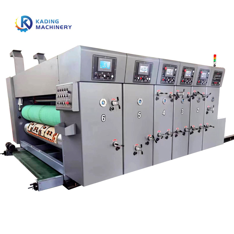 Automatische Karton-Druckmaschine für 3 Farben mit hoher Geschwindigkeit