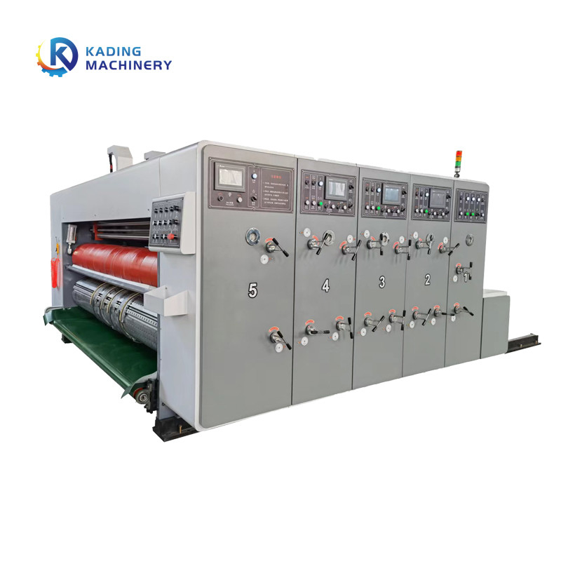 PLC-Steuerung Caton Box Die Cutting Machine mit hoher Geschwindigkeit für Wellpappe