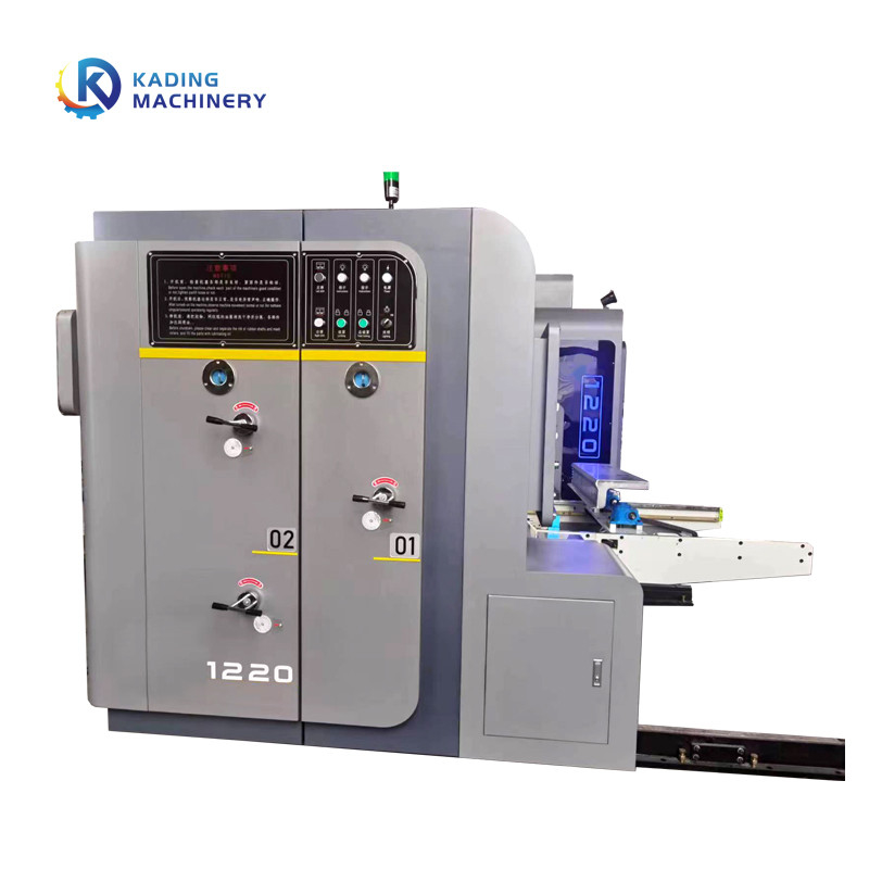 Fünffarbiger Walzblechdrucker Kartonschneider mit Rotationsschlitten