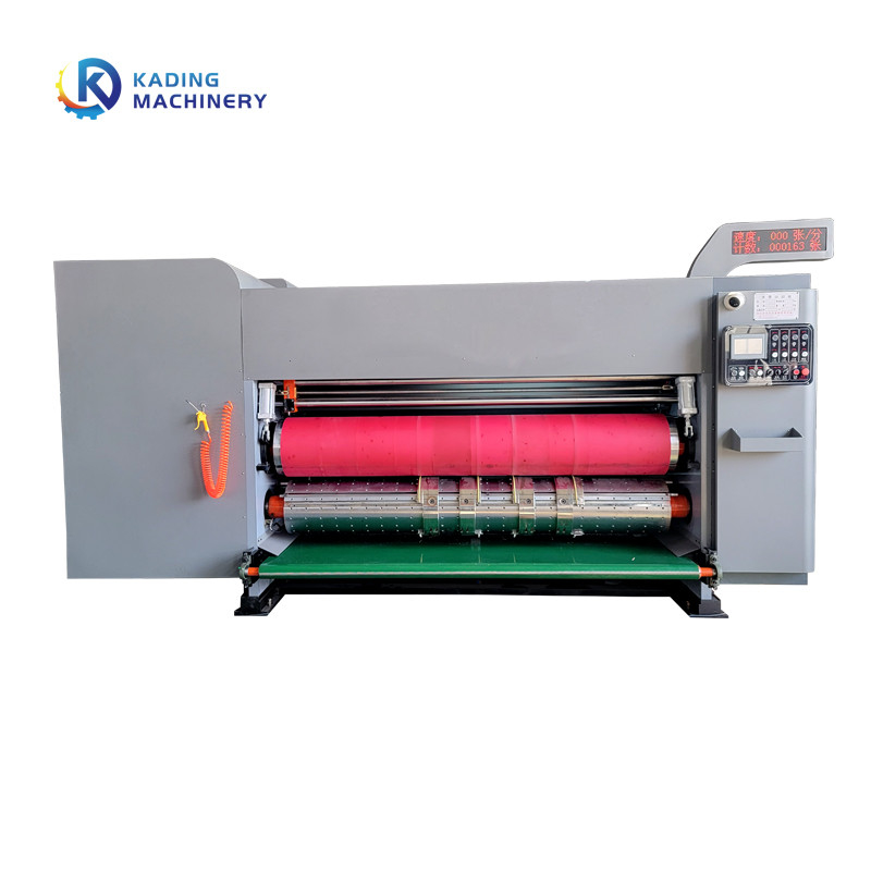 Fünffarbiger Walzblechdrucker Kartonschneider mit Rotationsschlitten