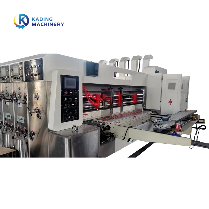 PLC-Steuerung Caton Box Die Cutting Machine mit hoher Geschwindigkeit für Wellpappe