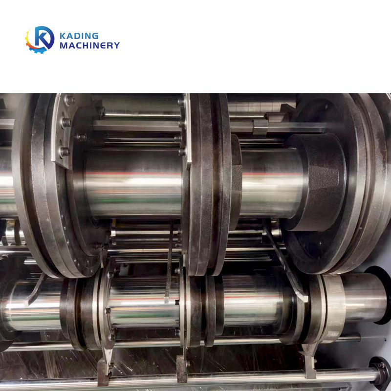 Vollautomatischer Karton-Kasten-stempelschneidene Maschine mit dem 5 Farbdrucker And Slotter