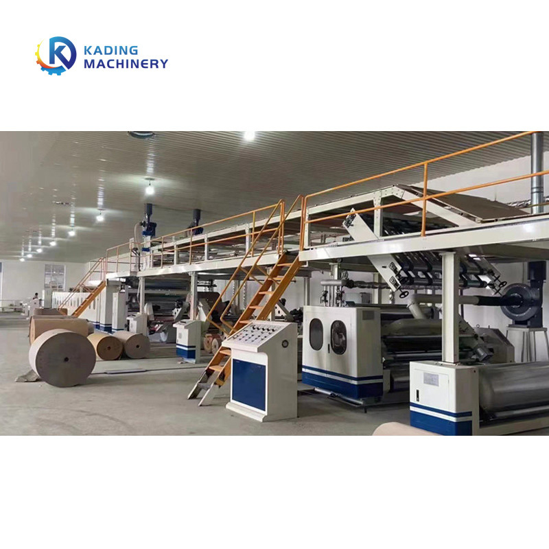 7 Schichten 120m/Min Corrugation Line For Producing Wellpappen-