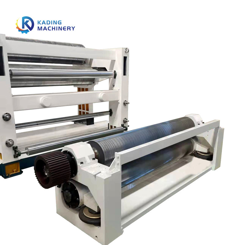 1400-mm-Wellpappe-Produktionslinie für Wellpappe mit Dampfheizung, einseitiger Plandreher
