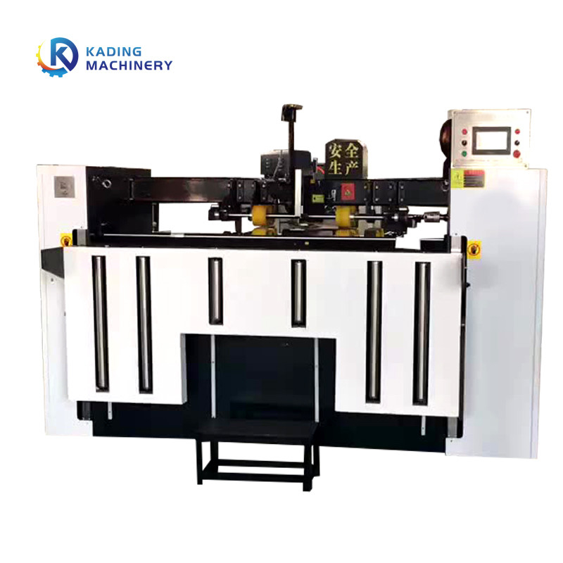3500mm gewölbter Kasten-nähende Maschine mit PLC-Touch Screen und Handbuch-Fütterung