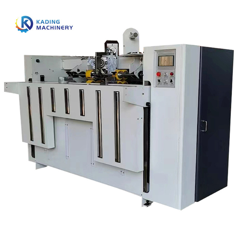PLC computerisierte gewölbter Kasten-nähende Maschine für gewölbten Karton mit anhebender Plattform