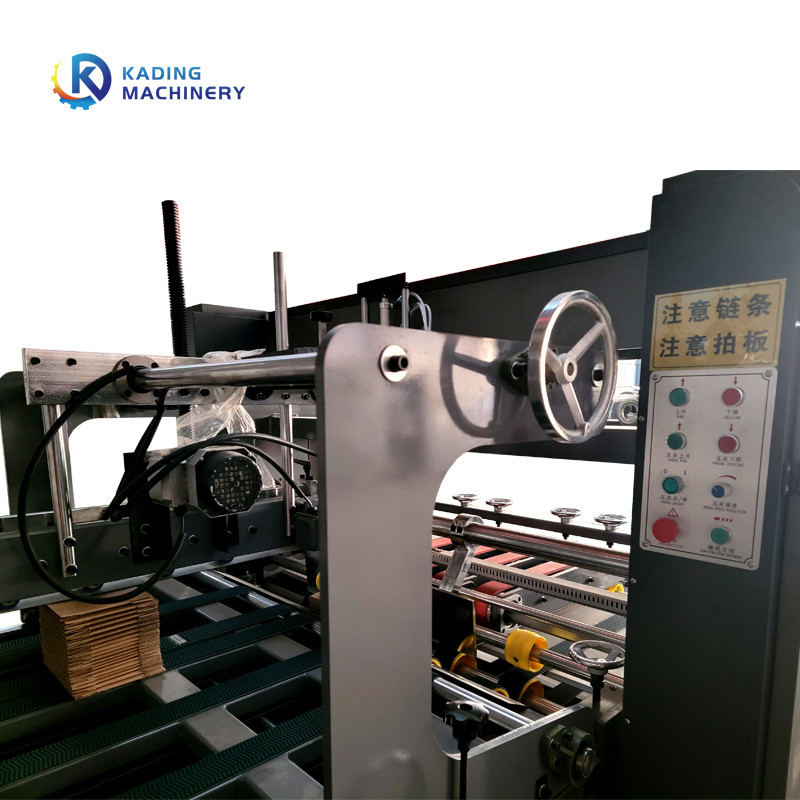 Automatische Ordner Gluer-Maschine für gewölbte Pappe mit PLC-Steuerung
