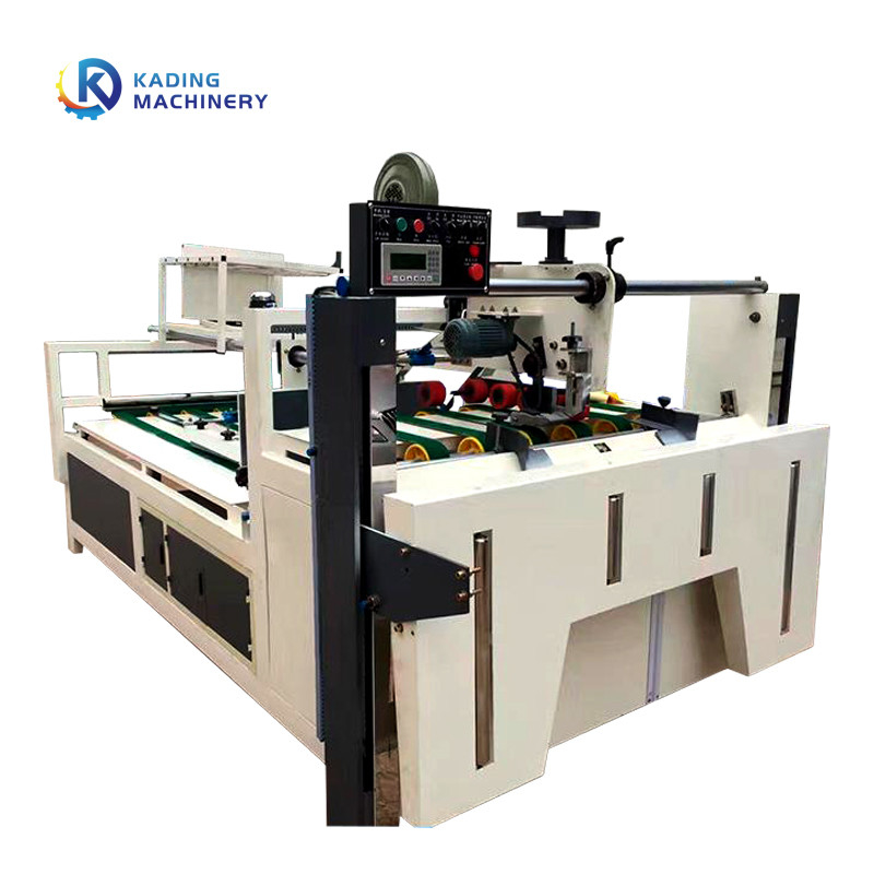 Halb gewölbter Kasten-Selbstordner Gluer für 2600mm 2800mm Karton-Kasten mit der manuellen Fütterung