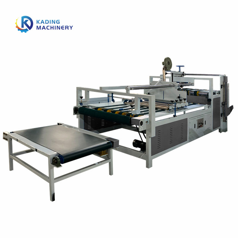 Halb gewölbter Kasten-Selbstordner Gluer für 2600mm 2800mm Karton-Kasten mit der manuellen Fütterung