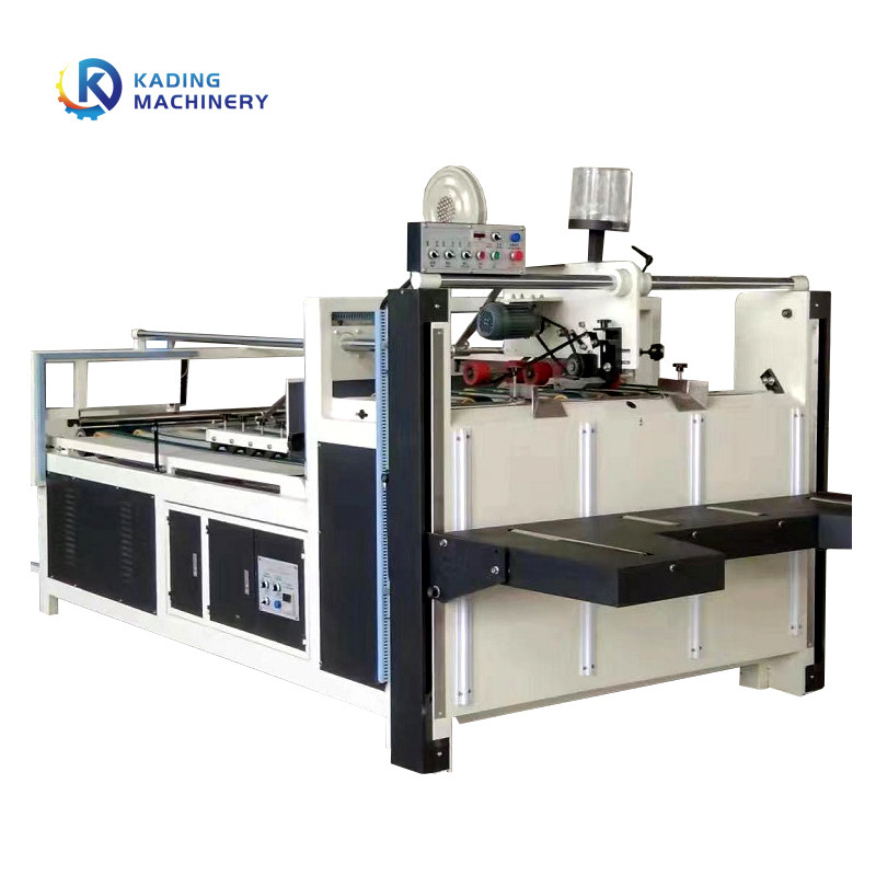 60pcs/Min Corrugated Folder Gluer Machine halb automatisch für gewölbte Pappschachtel