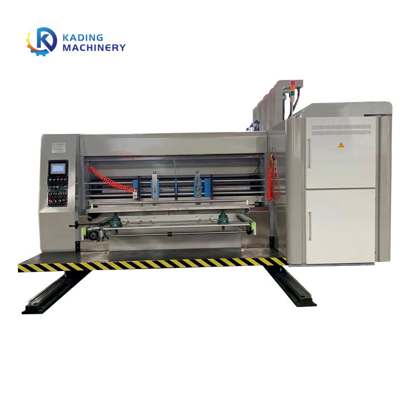 Front-Edge-Fütterung Wellkarton-Druckmaschine mit Slotter Die Cutter