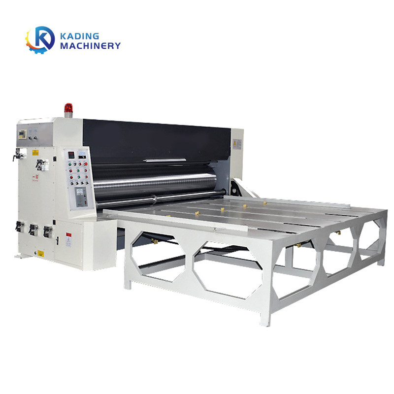 Halb Selbst-2.4m Karton-Druckmaschine für gewölbte Pappflexographisches Drucken