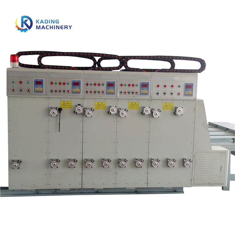 Futterkette 6 färbt Karton-Drucker For Corrugated Paperboard und Karton-Kasten