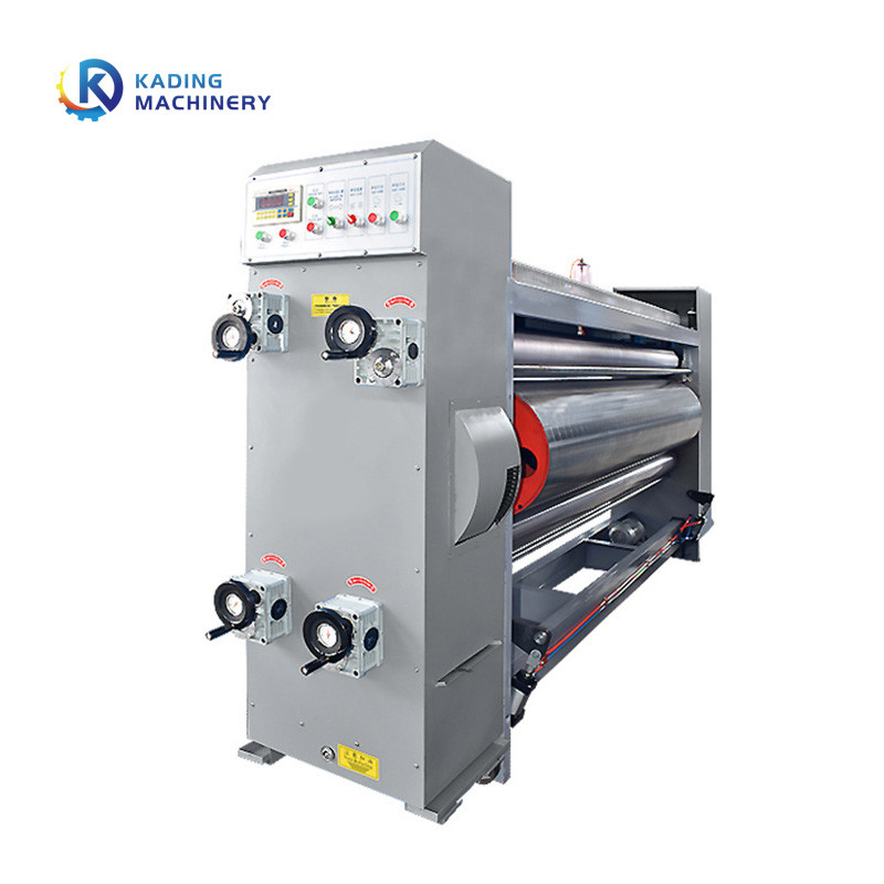 Die manuelle Fütterung kartonieren Druck-Maschine für gewölbten Karton mit flexographischer Tinte