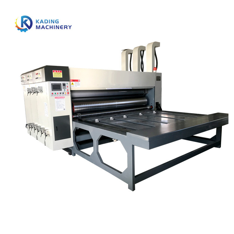 Semi-Auto-Kette-Zuführen Karton-Box Druckmaschine für Wellkarton