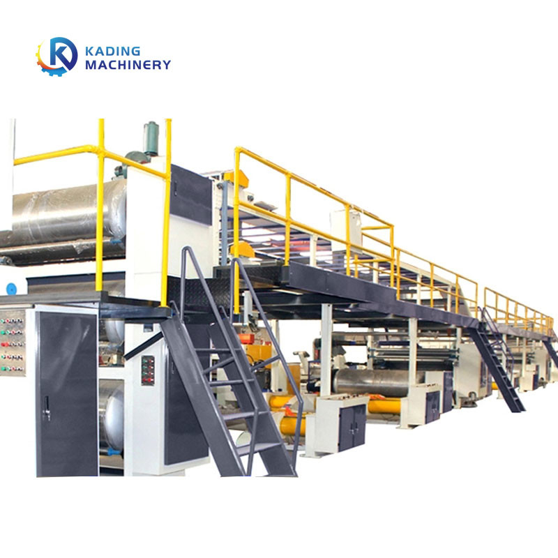 Dampfheizung 3 / 5 / 7 Schichtenkorrugationslinie mit Slitter Scorer-Maschine