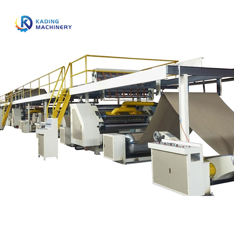 5-Schicht-Gürbelstrahl mit Produktionsmanagementsystem und Single Facer