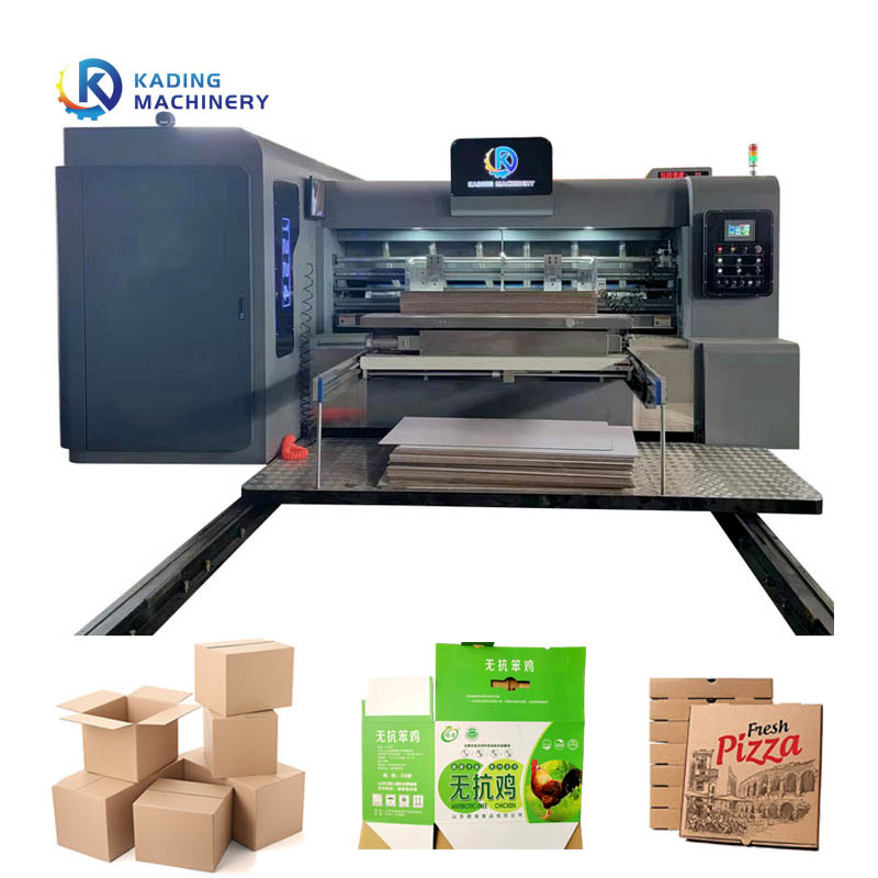 Einfarbige Druckbox Kartonbox Druckschneidemaschine von 180 Stück / Min Arbeitsgeschwindigkeit