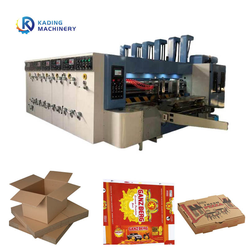 Automatische Multi-Color Karton-Box Druckmaschine mit Staplern