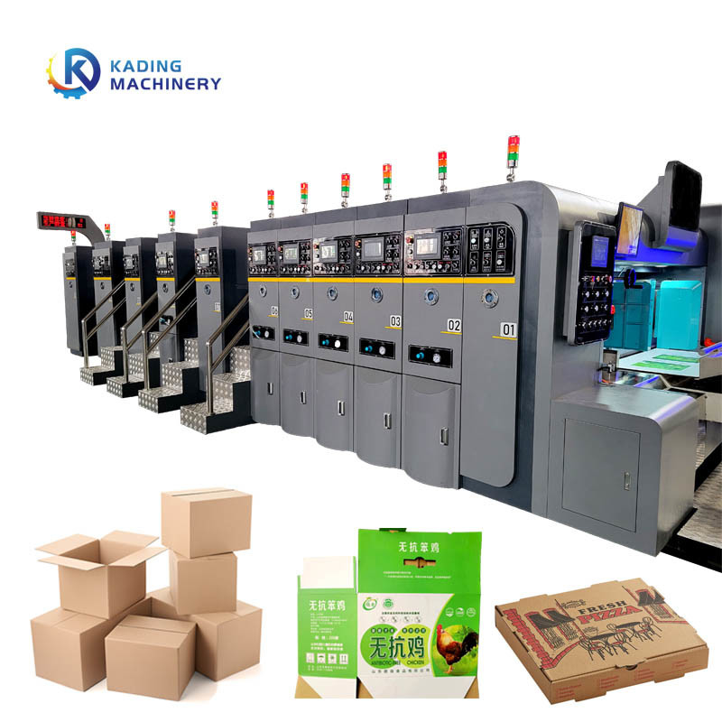 Flexo-Walldruckmaschine mit 200 Stück/min Arbeitsgeschwindigkeit