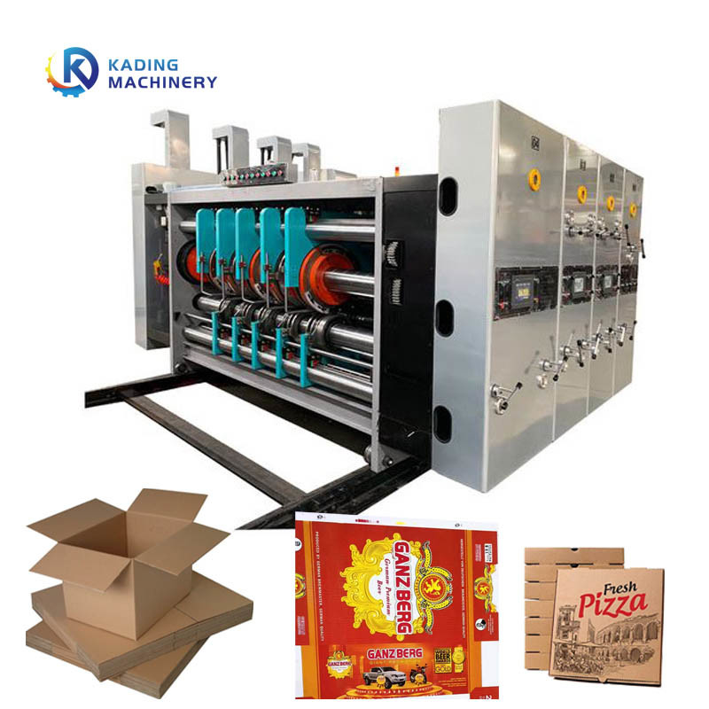 Automatischer Zuführkarton-Drucker Die Cutter Slotter Of Water Ink Für Taco Box Making