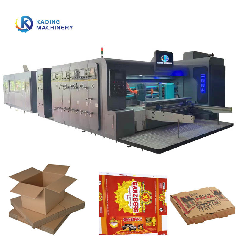 Automatische Kartondruckmaschine für Wellpappe mit 250 Stück/Min