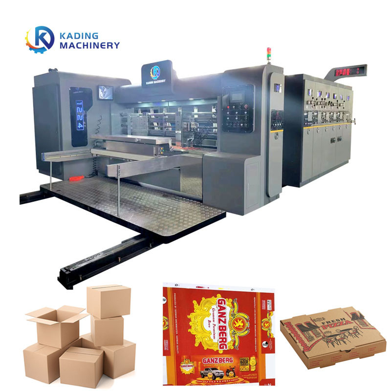 Vorseite Fütterung Kartonbox Die Schneidemaschine Mehrfarben Druck 180pcs/Min Geschwindigkeit