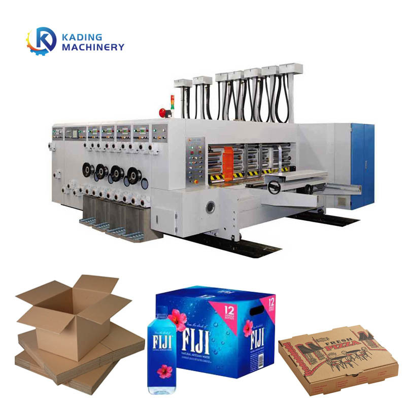 Hochgeschwindigkeits-Blei-Kanten-Fütterungs-Gewürbelte-Box-Druckmaschine mit Mehrfarbdruck