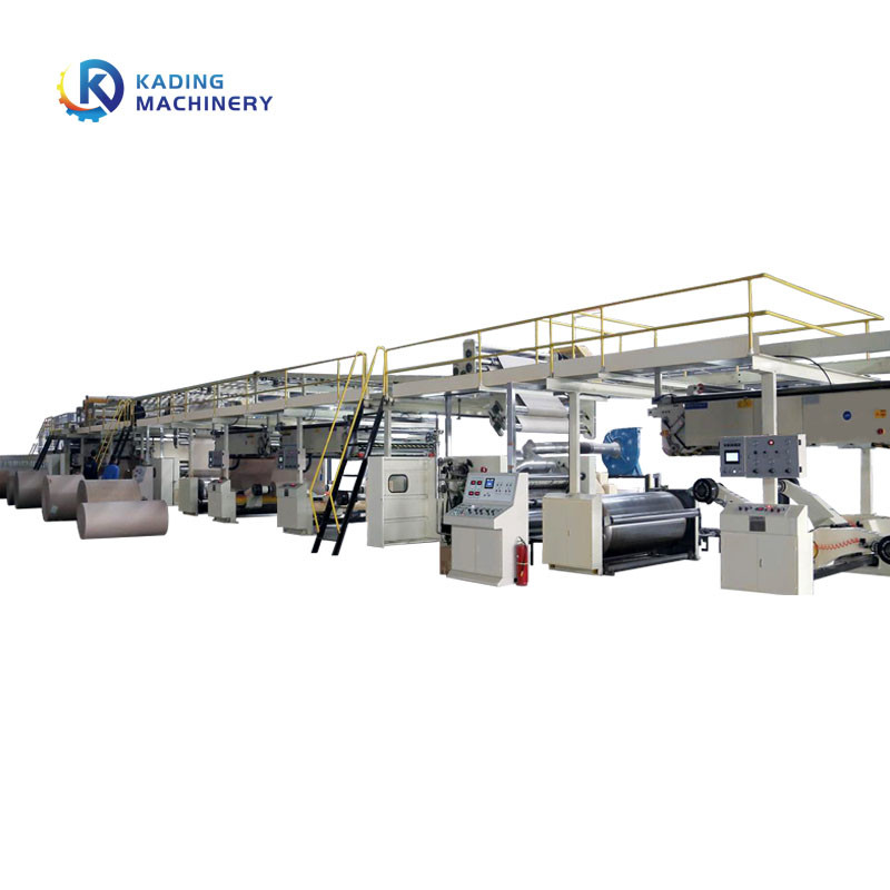Dampfheizung 3 / 5 / 7 Schichtenkorrugationslinie mit Slitter Scorer-Maschine
