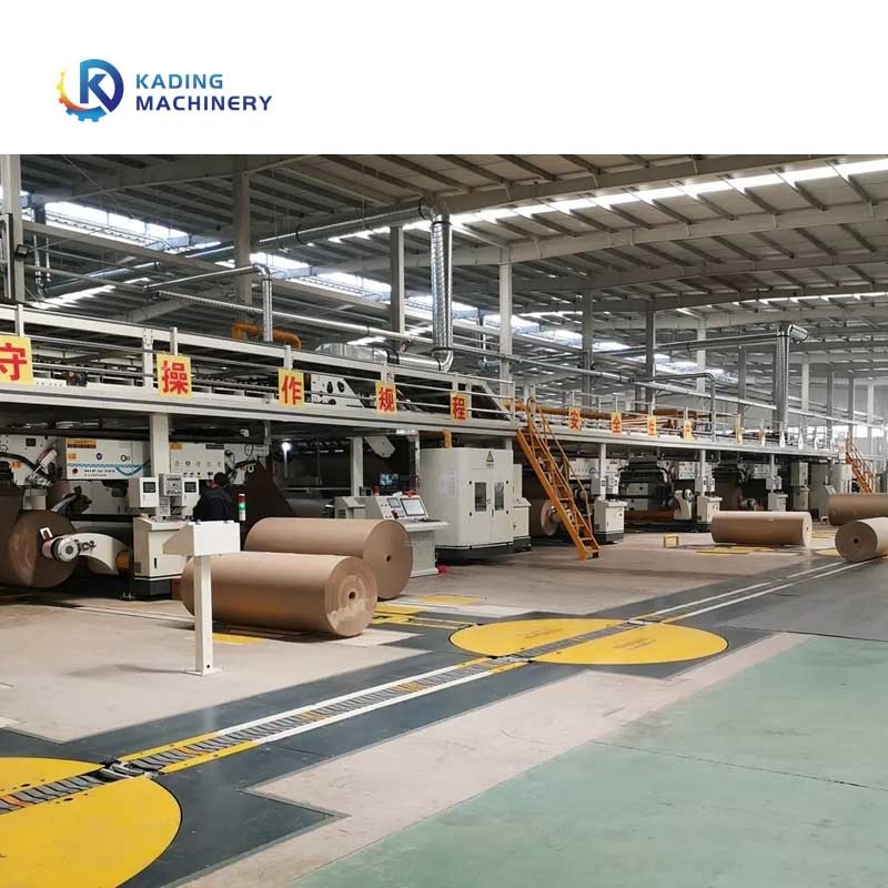 1800mm Walzpapier Produktionslinie mit Gantry Stacker für 3 / 5 / 7 Ply Board
