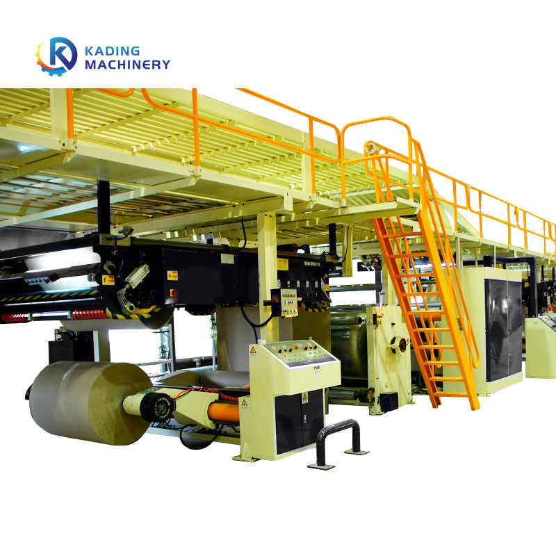 3 / 5 Ply Quick Change Einseitige Wellenmaschine 220m / min Arbeitsgeschwindigkeit