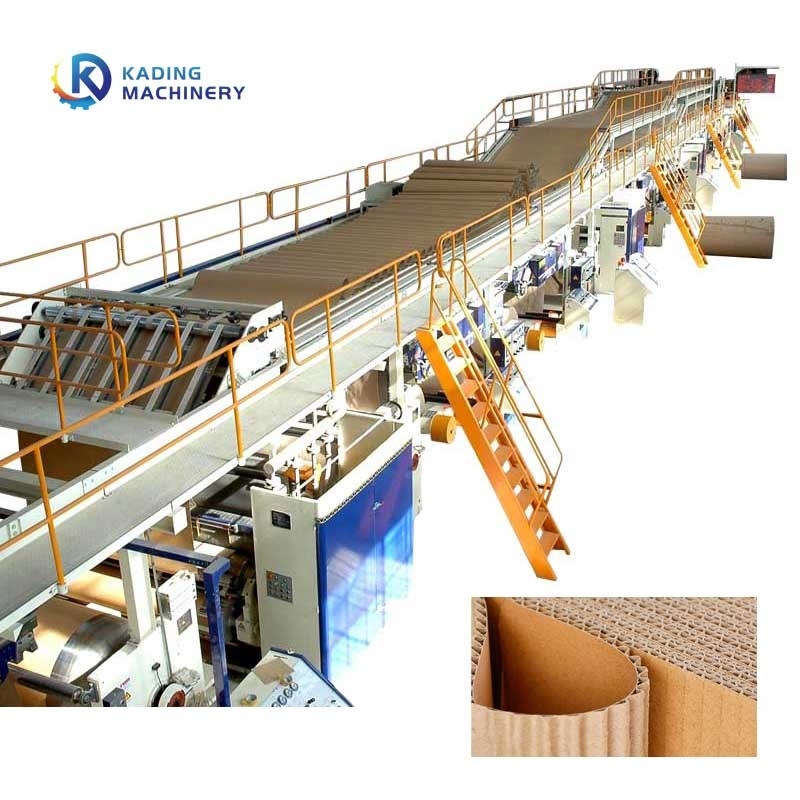 300 m/Min Walzkartonmachmaschine mit Produktionsmanagementsystem