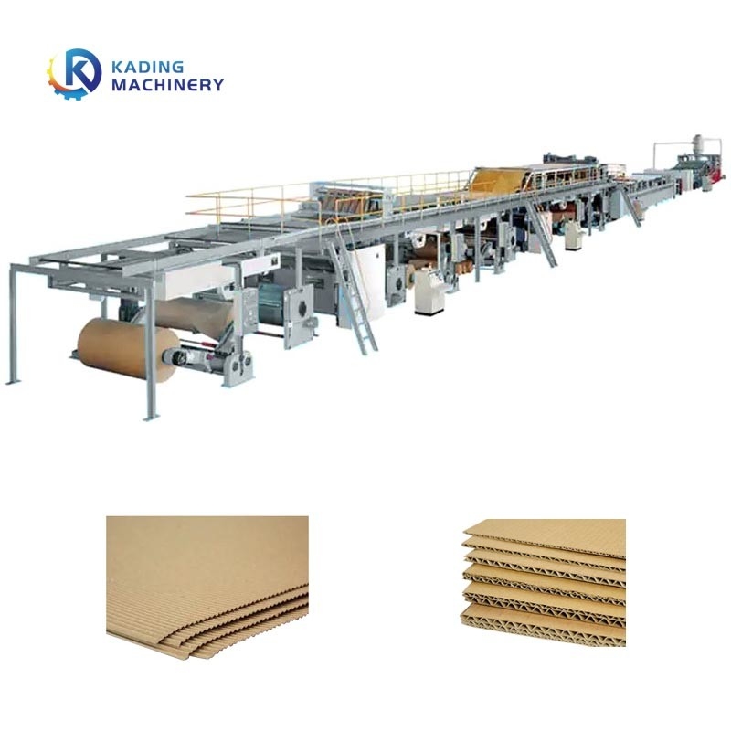 300 m/Min Walzkartonmachmaschine mit Produktionsmanagementsystem