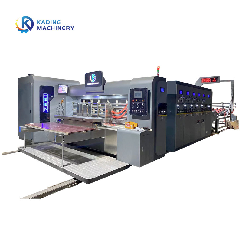 Automatische Walzschachteldruckmaschine zum Schliessen von Pizza-Schachteln