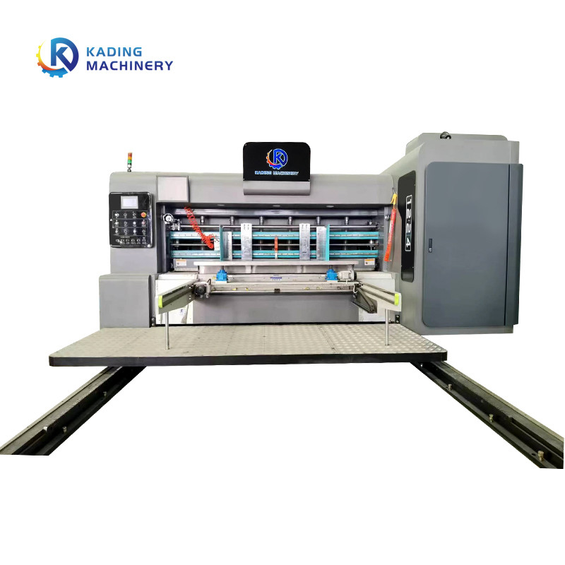 Fünffarbiger Walzblechdrucker Kartonschneider mit Rotationsschlitten