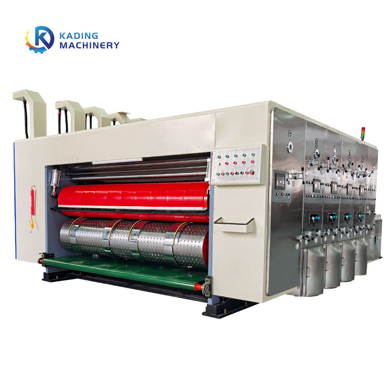 Druckmaschine mit hoher Arbeitsgeschwindigkeit aus Wellpappe zur Herstellung von Süß-Pizza-Boxen