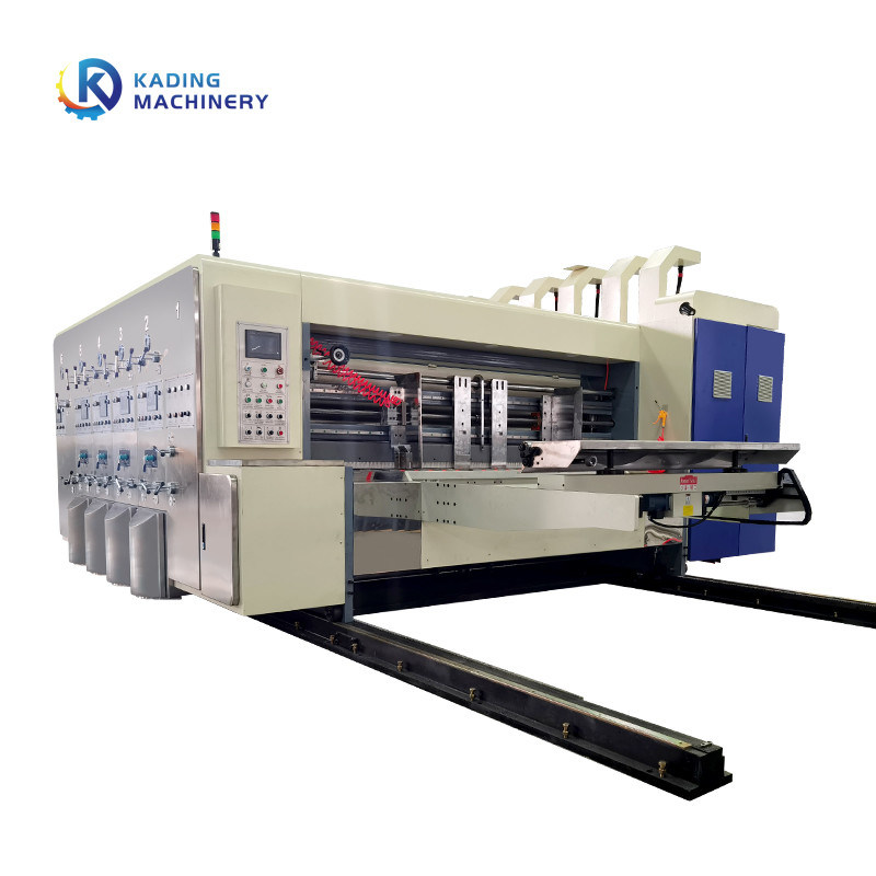 Druckmaschine mit hoher Arbeitsgeschwindigkeit aus Wellpappe zur Herstellung von Süß-Pizza-Boxen