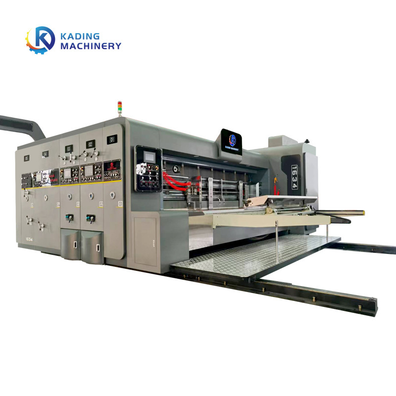 Flexo Mehrfarbige Wellkartondruckmaschine zur Herstellung von Pizzaboxen