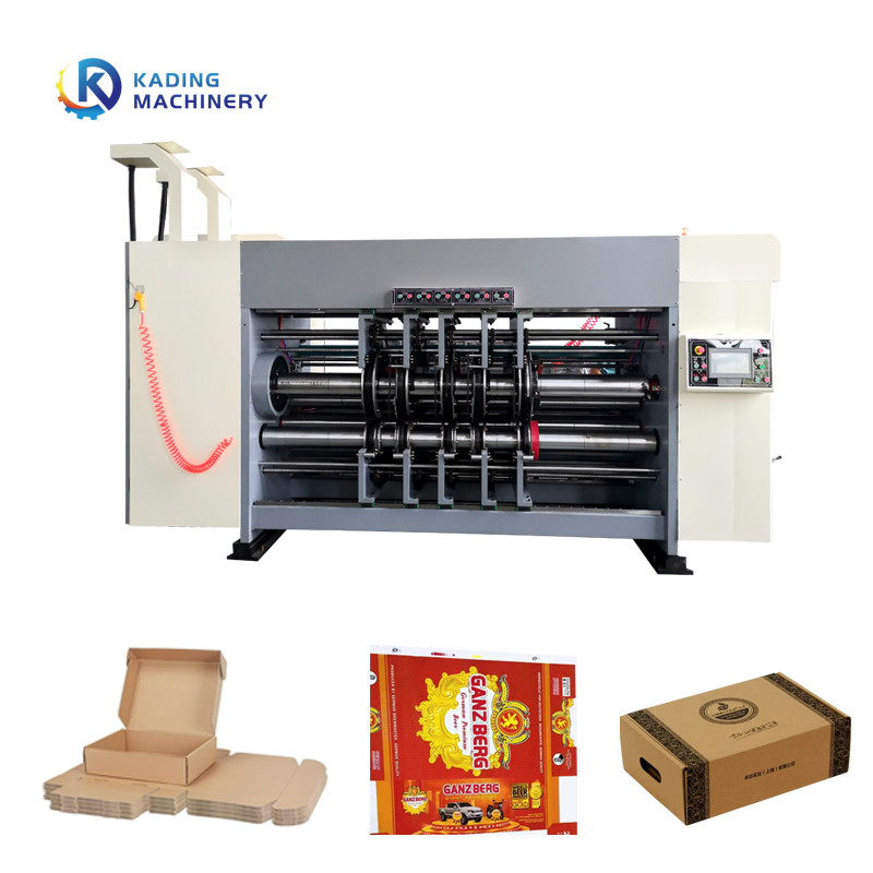 Vollvakuum-Saug-Gewürbelte Box Druckmaschine von Servo-Motor-Zufuhr