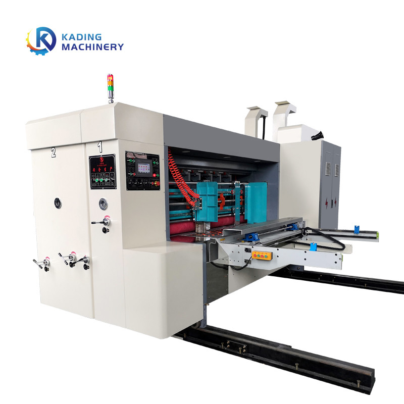 Vollvakuum-Saug-Gewürbelte Box Druckmaschine von Servo-Motor-Zufuhr