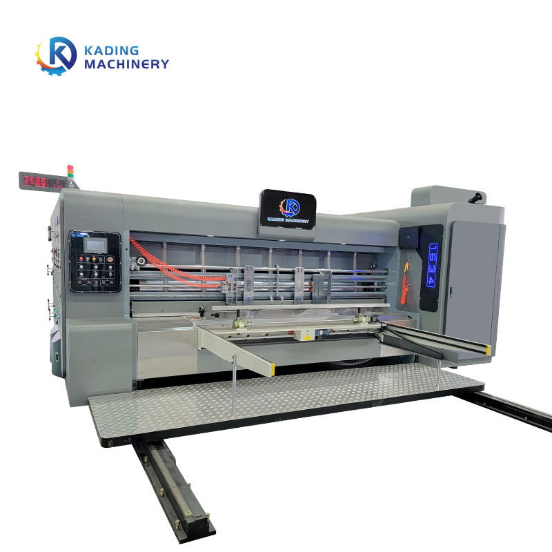 Mehrfarbige Kartondruckmaschine Rotationsdüsenschneidemaschine zur Herstellung von Pizzaboxen